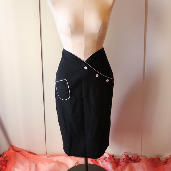 Bettie Page High Waist Pencil Skirt